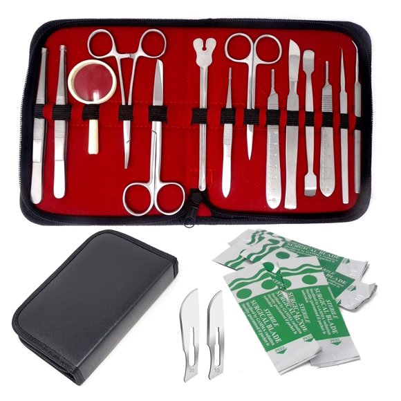 Kit de Disección A2Z SCILAB Avanzado 34 Piezas Acero Inoxidable