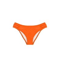 Samia - Bikini Calzón Con Drapeado Naranja Xl