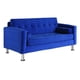 thumbnail image 2 of Sofa Retro 3 Cuerpos Felpa 12 Azul, 2 of 5