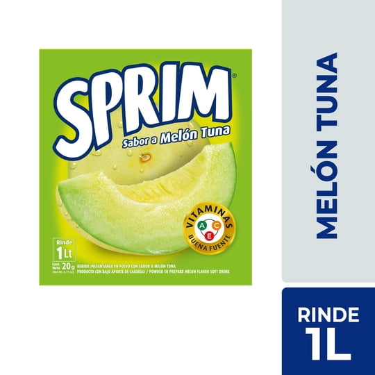 Jugo En Polvo Melón Tuna Sobre 20 g Sprim