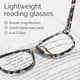 thumbnail image 3 of Gafas de Lectura CCVOO +4.0 con Luz Azul - Pack de 5, 3 of 7