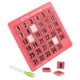 thumbnail image 2 of Juego De Números Deslizantes Juego Familiar Rompecabezas Rompecabezas De Números Juguete Regalo Para Niños 6x6 Rosa, 2 of 5