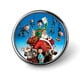 thumbnail image 1 of Arturo Navidad-Theme Round Button Badge: Premium Metal Construction, Ideal for High-End Events 2.8 cm, 1 of 6