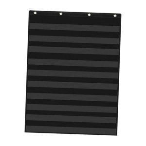 Magideal - Gráfico De Bolsillo De Lectura Colgante, Juguetes Educativos De Aprendizaje Temprano, Suministros De Enseñanza Para Palabras, Tiras De Oraciones, Núme Negro