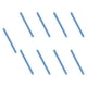 thumbnail image 4 of 6 Fundas De Espuma De Repuesto Para Barra De Cama Elástica 9 Azul, 4 of 5