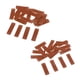 thumbnail image 1 of 40pcs etiquetas de etiquetas de cuero de la pu para coser ropa parche diy artesanía hecha a mano, 1 of 5