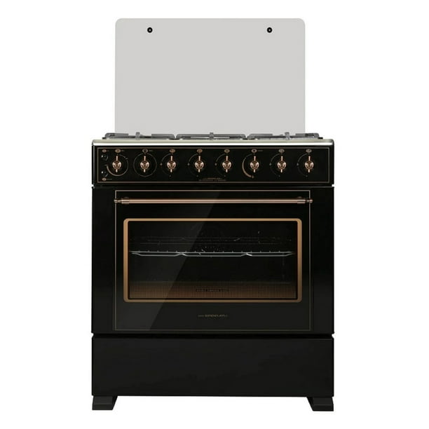 Cocina a Gas 5 Quemadores 60 cm Retro Design Security CH-8850RD