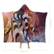 thumbnail image 2 of Hamburglar Manta Capa con Capucha Anti-Bolitas, Manta de Lana Ártica Suave, Manta Portátil de Felpa Ligera y Lujosa, Poncho para Siesta en Casa y Oficina, 100*130cm, 2 of 6