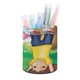 thumbnail image 1 of Cuentos de Dragones-theme Cylinder Pen Holder Pencil Organizer with Flannel Lining PVC Leather Material Cardboard Base for study work 10*8CM, 1 of 6