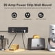 thumbnail image 3 of Zapatilla JUNNUJ 20A 8 Enchufes Protector 4800J Metalica, 3 of 3
