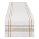 thumbnail image 1 of Camino de mesa DII French Stripe, 14 x 72 pulgadas, cambray blanco, 1 of 9