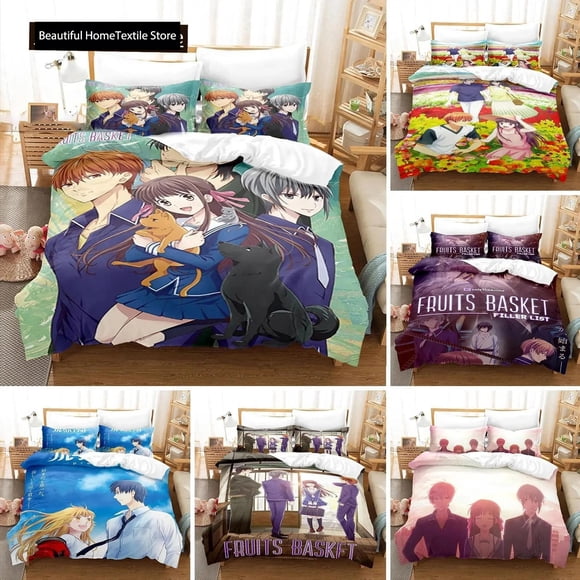 Fruits Basket Bedding Set Duvet Cover Bedroom Comforter Covers Single Twin King Size Quilt Cover Home TextileBed Sheets