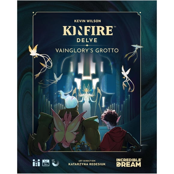 Juego táctico de cartas y dados Kinfire Delve Vainglory's Grotto