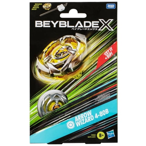 Beyblade - Trompo X Kit Inicial Arrow Wizard 4-80B