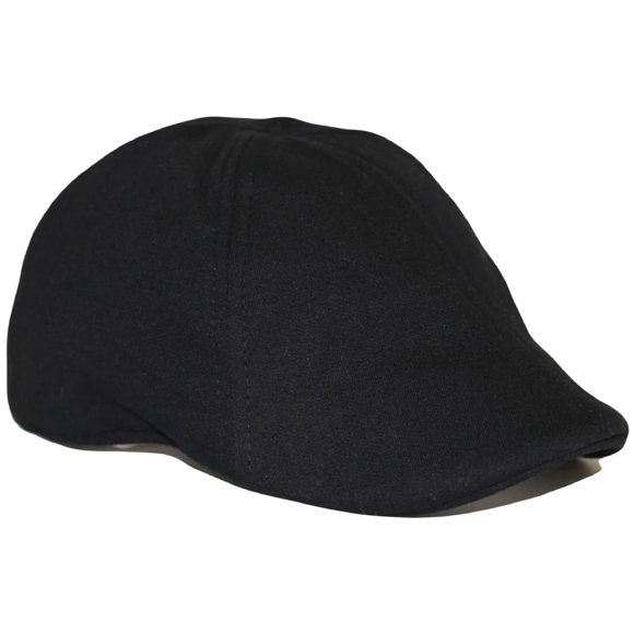 Gorra plana Boston Scally Co. The Scrapper XL Negra de algodón