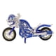 thumbnail image 3 of Modelo De Motocicleta Figura De Metal Artesanía Decoración De Recuerdo Para Bar Sala De Estar Café Azul, 3 of 3