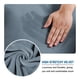 thumbnail image 3 of Rectángulo estirable de taburete de pie para sala de estar, protector de muebles de almacenamiento plegable con fondo elástico, lavable en máquina (azul gris, L), 3 of 3
