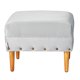 thumbnail image 4 of Set Poufs Provenza Tachas Felpa 04 Gris, 4 of 5
