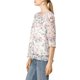 thumbnail image 4 of INSPIRE CHIC Camisas de Mujer de Manga 3/4 Blusas de Chifón Floral Blanco-Rosa Floral M, 4 of 7