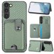 thumbnail image 1 of Funda Billetera Tejida para Samsung Galaxy S23 Plus con Soporte y Tarjetero Verde, 1 of 4