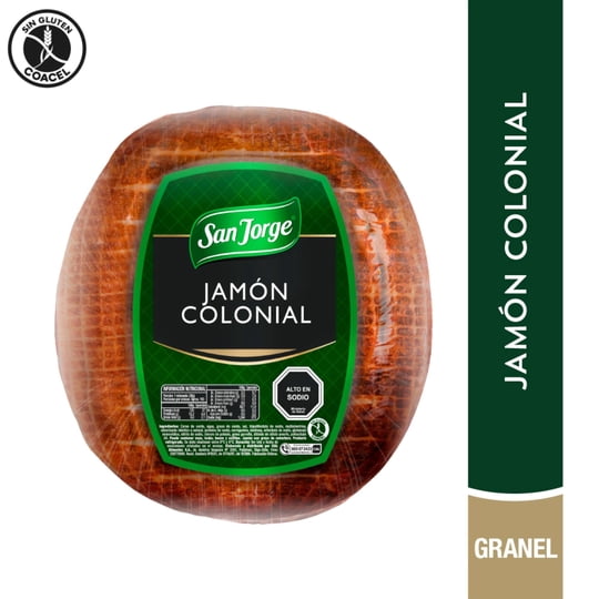 Jamón Colonial Granel 250 g San Jorge