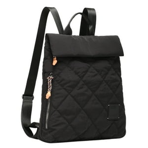 Calu Bags - Mochila Slim Billie Con Tapeta Negro Calu