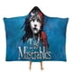 thumbnail image 1 of Los Miserables Manta Capa con Capucha Anti-Bolitas, Manta de Lana Ártica Suave, Manta Portátil de Felpa Ligera y Lujosa, Poncho para Siesta en Casa y Oficina, 100*130cm, 1 of 6