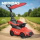 thumbnail image 2 of Auto Correpasillo Con Mango Sombrilla, Luces y Sonido Rojo, 2 of 5