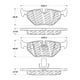 thumbnail image 2 of Pastillas Freno para auto Mercedes Benz E300 D 1996-2003 Delantero, 2 of 5