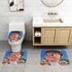 thumbnail image 2 of Agnes Mi Villano Favorito Juego de 3 alfombras de baño de coral fleece: tapete de baño + alfombra de inodoro en forma de U + funda de tapa de inodoro en forma de O, 2 of 6