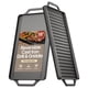 thumbnail image 1 of Plancha de hierro fundido BAKKENMASTER 46x26 cm reversible antiadherente, 1 of 7