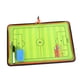 thumbnail image 1 of Tablero De Entrenamiento De Fútbol, Tablero De Práctica Reutilizable Con Cremallera, Tablero De Estrategia Con Bolígrafo, 1 of 3