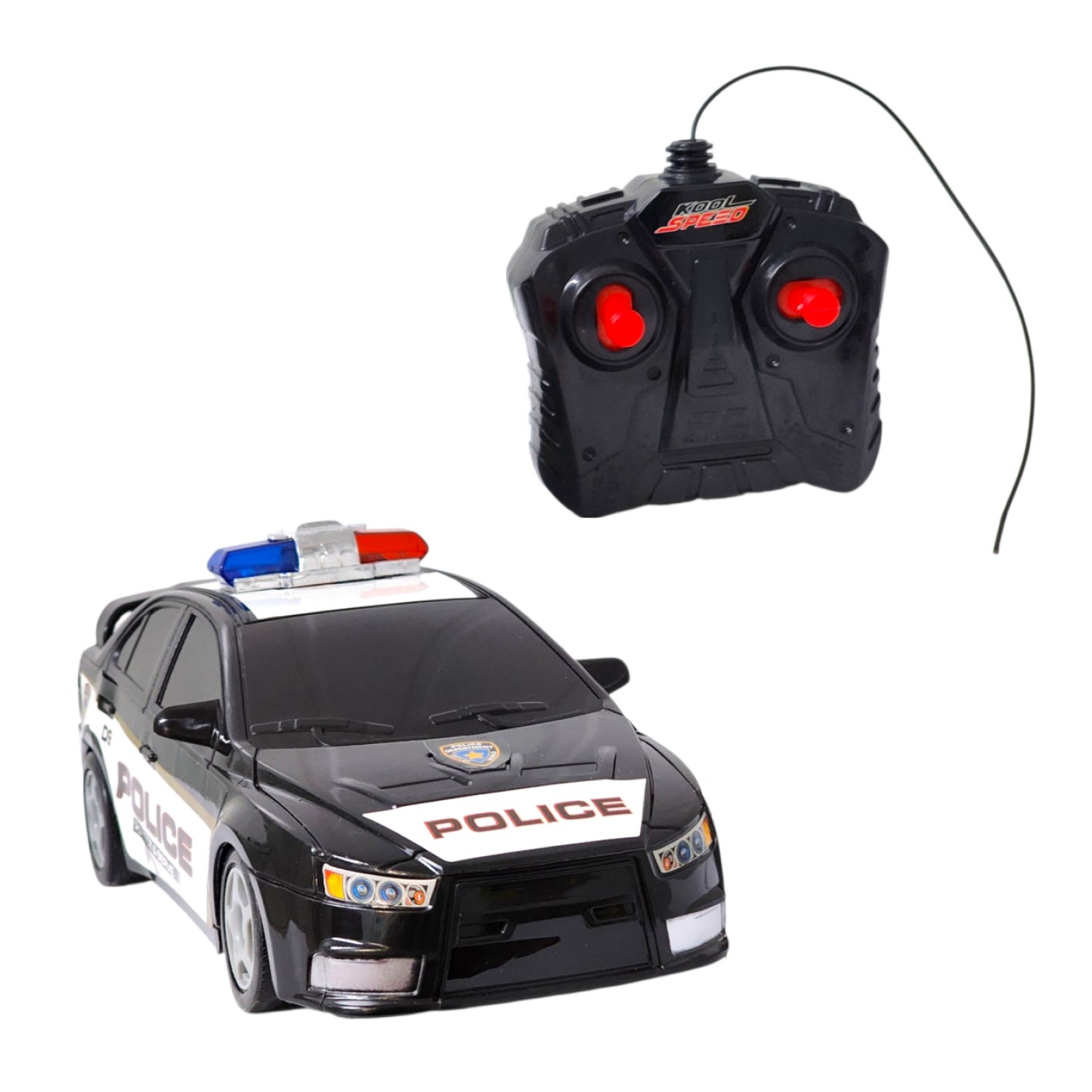 Dblue - Juguete Patrulla Policía Radio Control Rc Esc 1:20 Dbg1690