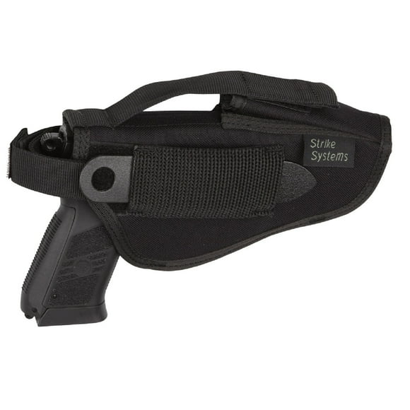 Funda Pisto Negra Porta Cargador-bateria Airsoft Ambidiestra
