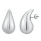 thumbnail image 3 of Pendientes De Aro Gruesos Aros De Gota De Lágrima De Moda Para Ceremonia Fiesta De Acción De Gracias Estilo B, 3 of 5