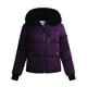 thumbnail image 2 of Abrigo de invierno Steve Madden Puffer, corto, color burdeos, talla XL, para mujer, 2 of 7