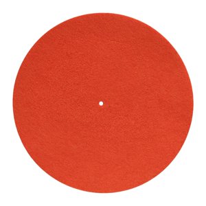 Magideal - Alfombrilla Para Tocadiscos, Alfombrilla Protectora Para Fonógrafo, 12 Pulgadas, 3Mm, Tocadiscos De Vinilo, Alfombrilla Antideslizante Para Tocadiscos Naranja