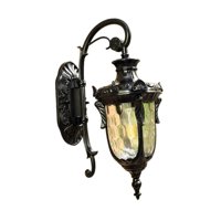 Ioensy - Lámpara De Pared Para Exteriores, Aplique De Pared, Luz De Porche Para Entradas De Porche Delantero, Color Negro