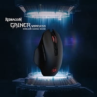 Redragon M656 Gainer Wireless Gaming Mouse, 4000 Dpi De 2.4Ghz Gamer Inalámbrico Mouse Con 5 Dpi Redragon Redragon