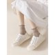 thumbnail image 2 of suxuMhao Calcetines con Volantes - Calcetines Caqui Claro, Talla Única (6 Pares), Calcetines, Calcetines de Algodón, Calcetines Atléticos, Calcetines Casuales, Calcetines con Volantes Cómodos para, 2 of 3