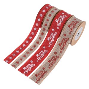 Magideal - 4 Rollos De Cintas Navideñas De Para La Temporada De Invierno, Festivales, Manualidades, Costura, Amplia Aplicación, Coronas De Bricolaje, Ma