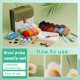 thumbnail image 5 of Kit de fieltro con aguja Mayboos Wool Roving, 20 colores, con caja de almacenamiento, 5 of 7