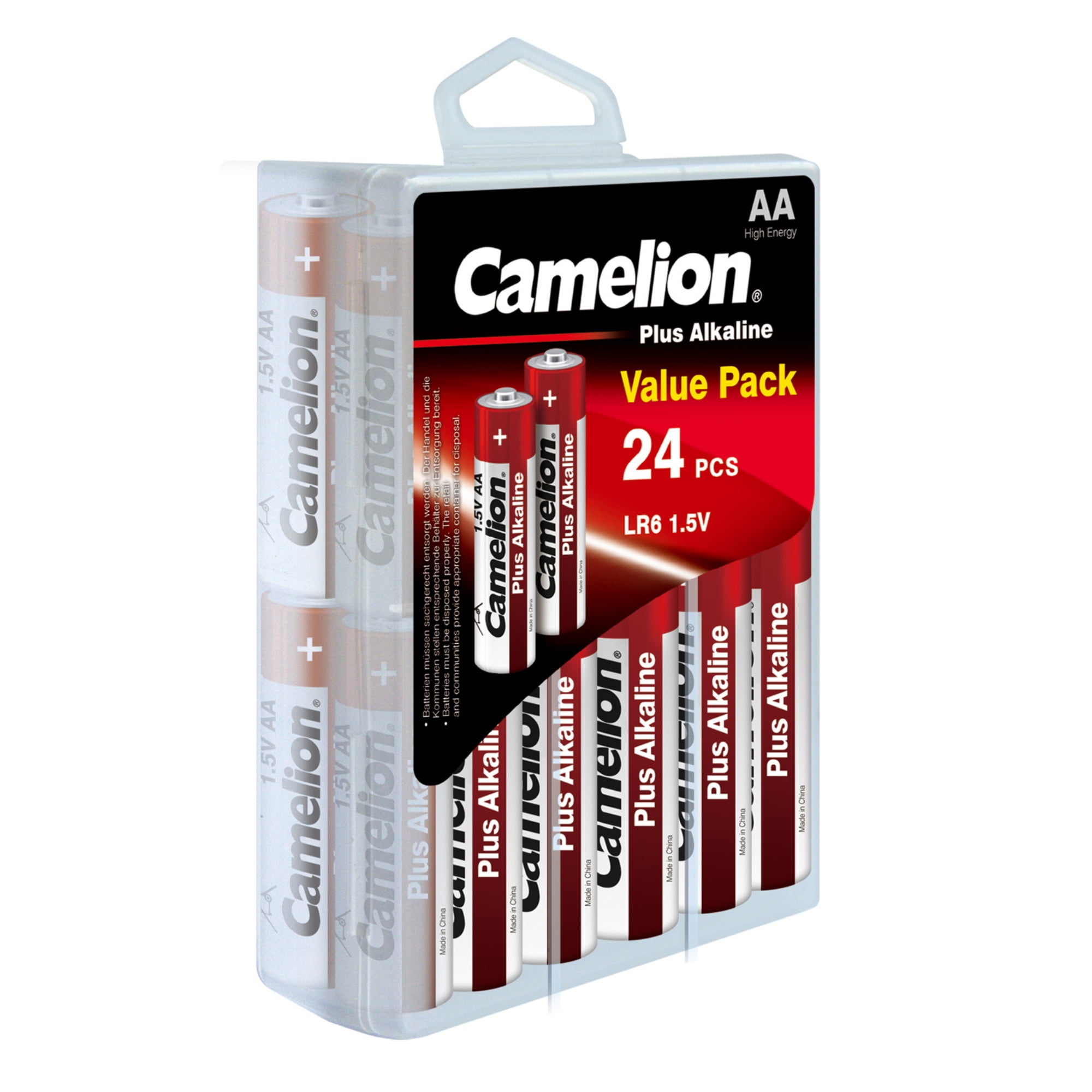 Pilas Alcalinas Plus Caja Plástica Aa 24un - Camelion