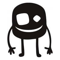 Rienda Libre Graphics - Decomural Square Eyed Monster Funny Halloween Ws-17138