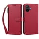thumbnail image 1 of Funda Tipo Billetera para TCL K70 NxtPaper con Soporte y Bolsillo con Cierre Rojo, 1 of 1