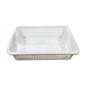 Canastos Plasticos Verdulero Blanco Pack 10 Unidades