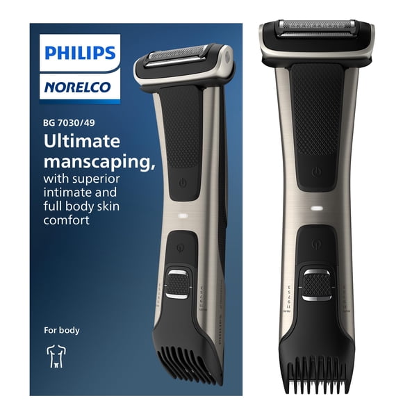 Recortadora y afeitadora Bodygroom Serie 7000 resistente a la ducha Philips