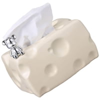 Xusx111 - Cubierta De La Caja De Tejido, Gran Rectángulo En Forma De Queso Titular De La Caja De Tejido Con La Parte Inferior, Caja De Tejido Decorativa Para El Dormitorio, Baño, Salones, Oficina, Van