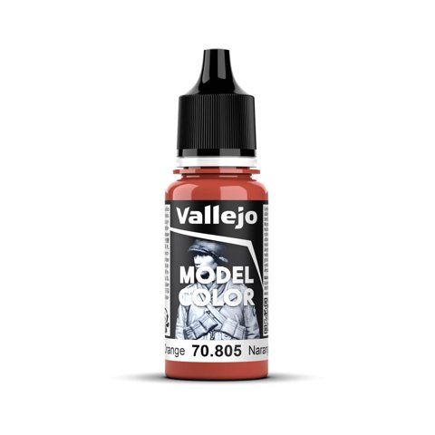Paint Vallejo Model Color Naranja Alemán, 17 Ml