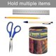 thumbnail image 5 of Los Thornberrys-theme Cylinder Pen Holder Pencil Organizer with Flannel Lining PVC Leather Material Cardboard Base for study work 10*8CM, 5 of 6